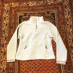 Vintage L.L Bean Baby Blue Pullover Fleece